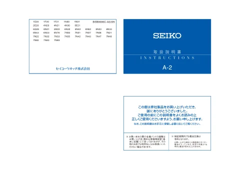 seikoセイコーウオッチ 6N01